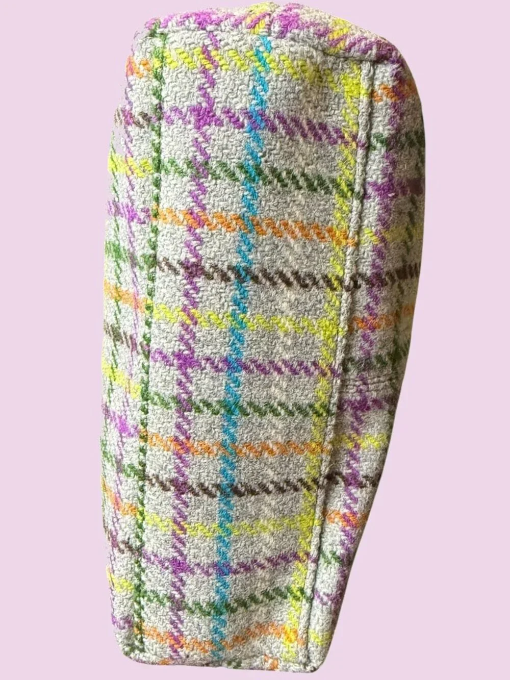 Coach Penelope Tattersall Wool Tweed 2010 - Like New - Picture 7 of 16